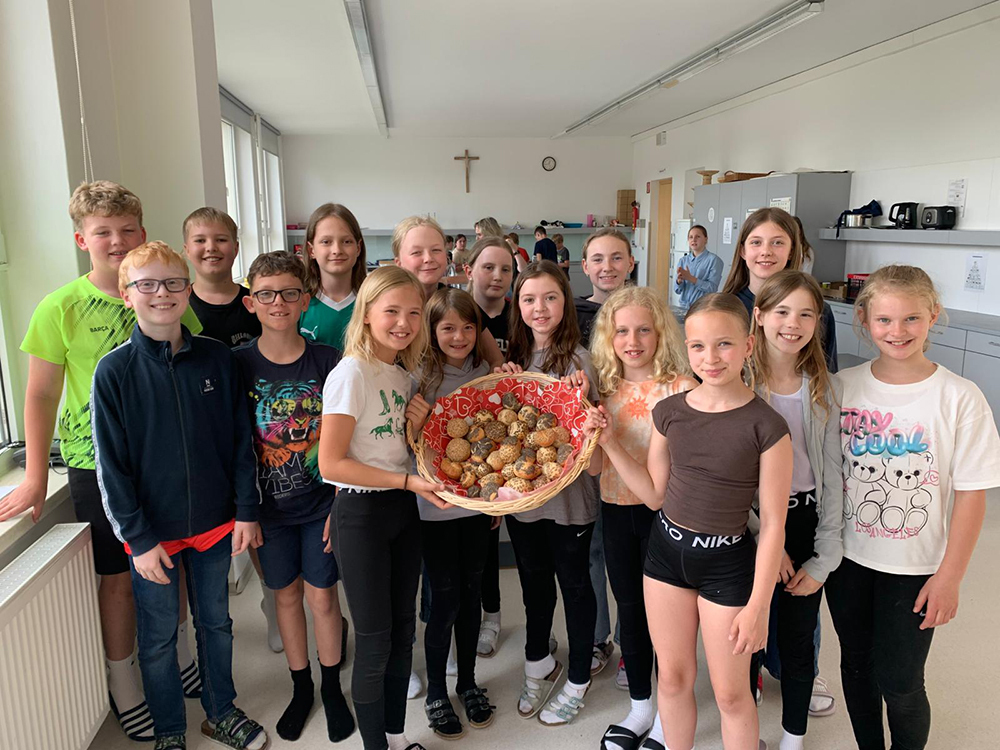 Projekt Kresse anbauen, Brot backen und essen
