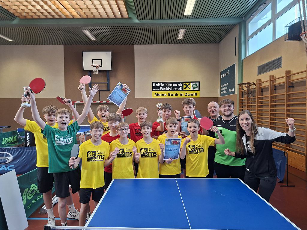 TT-Regionalmeisterschaft der Burschen in Zwettl, 