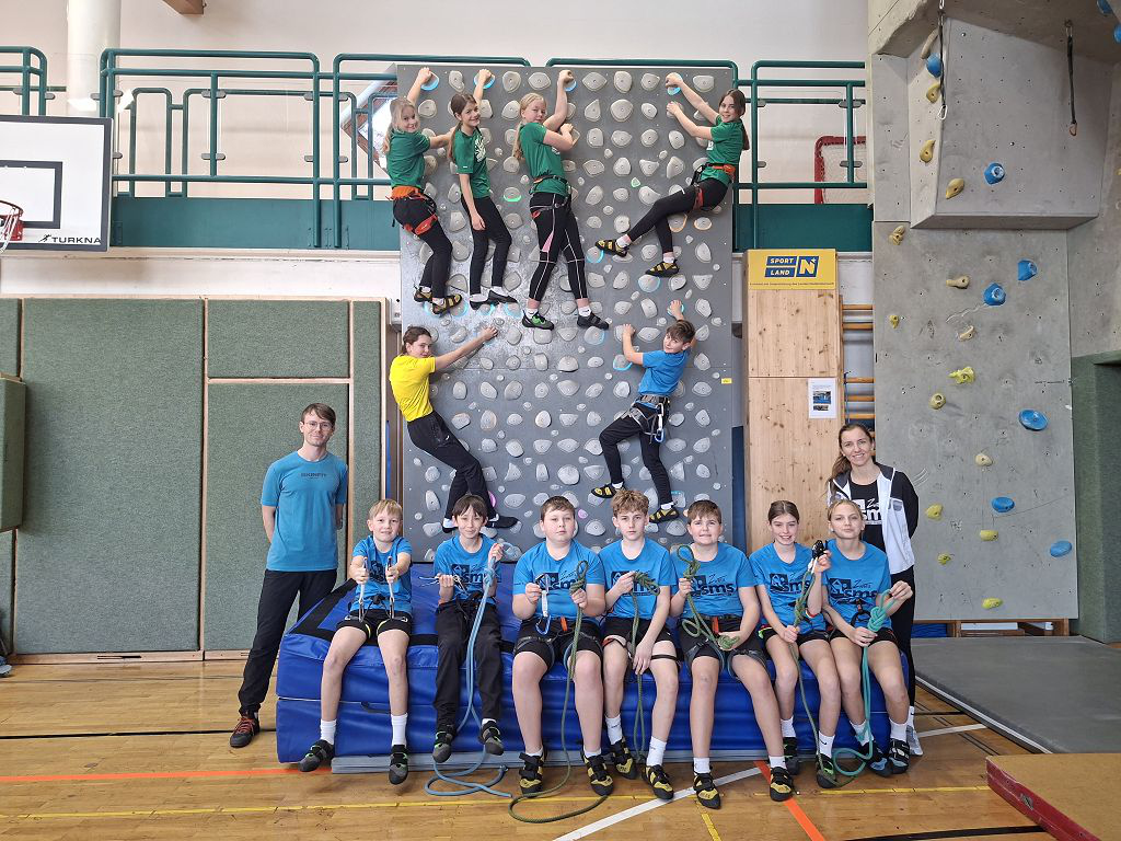 Hoch hinaus: Sportklettern an unserer Schule