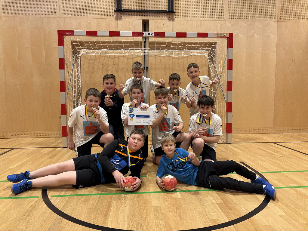 Erstklässler Handball-Vizelandesmeister
